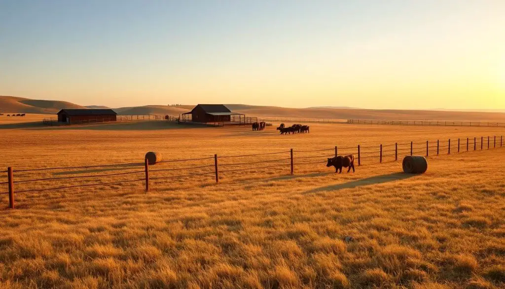 preparing the environment for cattle work