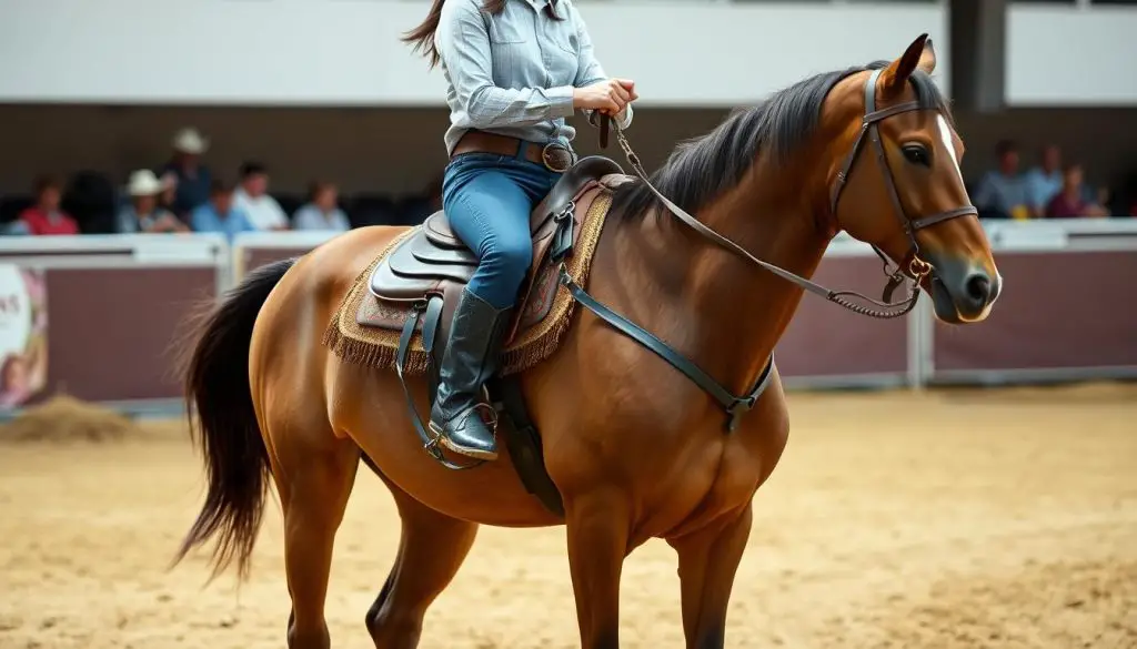 proper positioning and reins contact in Western Pleasure