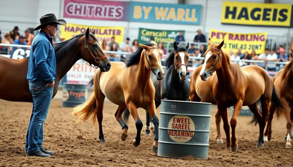 rating horses for barrel racing