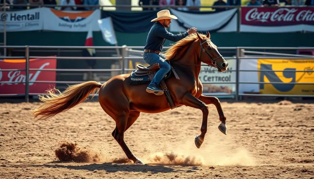 Reining Horses showcasing control