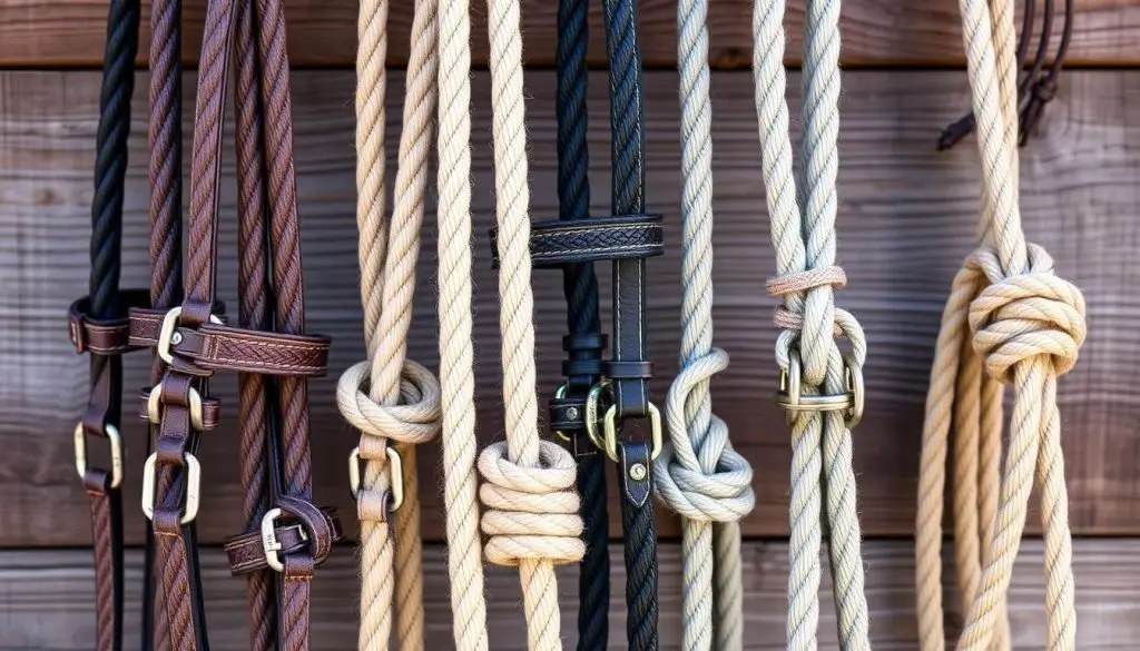 Rope Headstalls for Training Tools for Horses