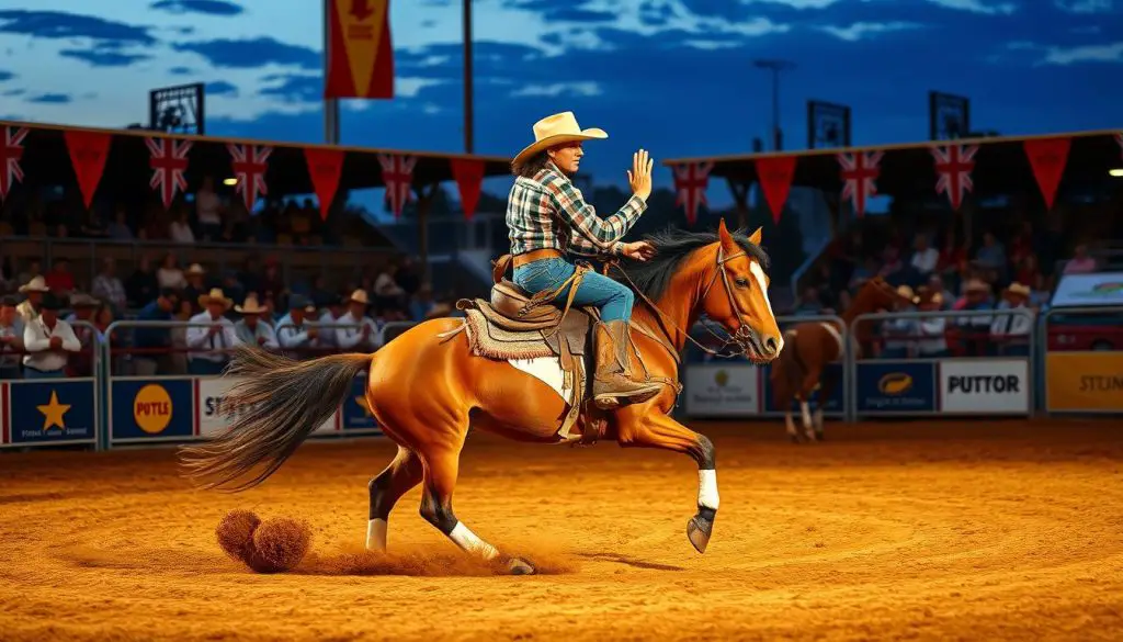 cowboy culture in Western Freestyle Reining performances