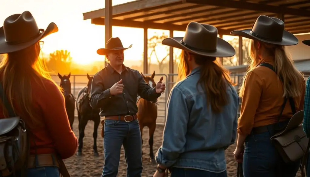 student-instructor dynamics in Western horsemanship